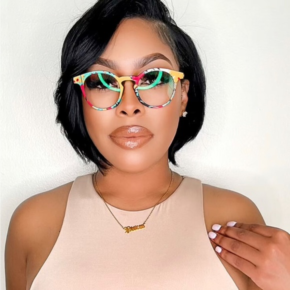 Bold-Multi-Colored UNISEX Non-Prescription Frames - Picture 3 of 8